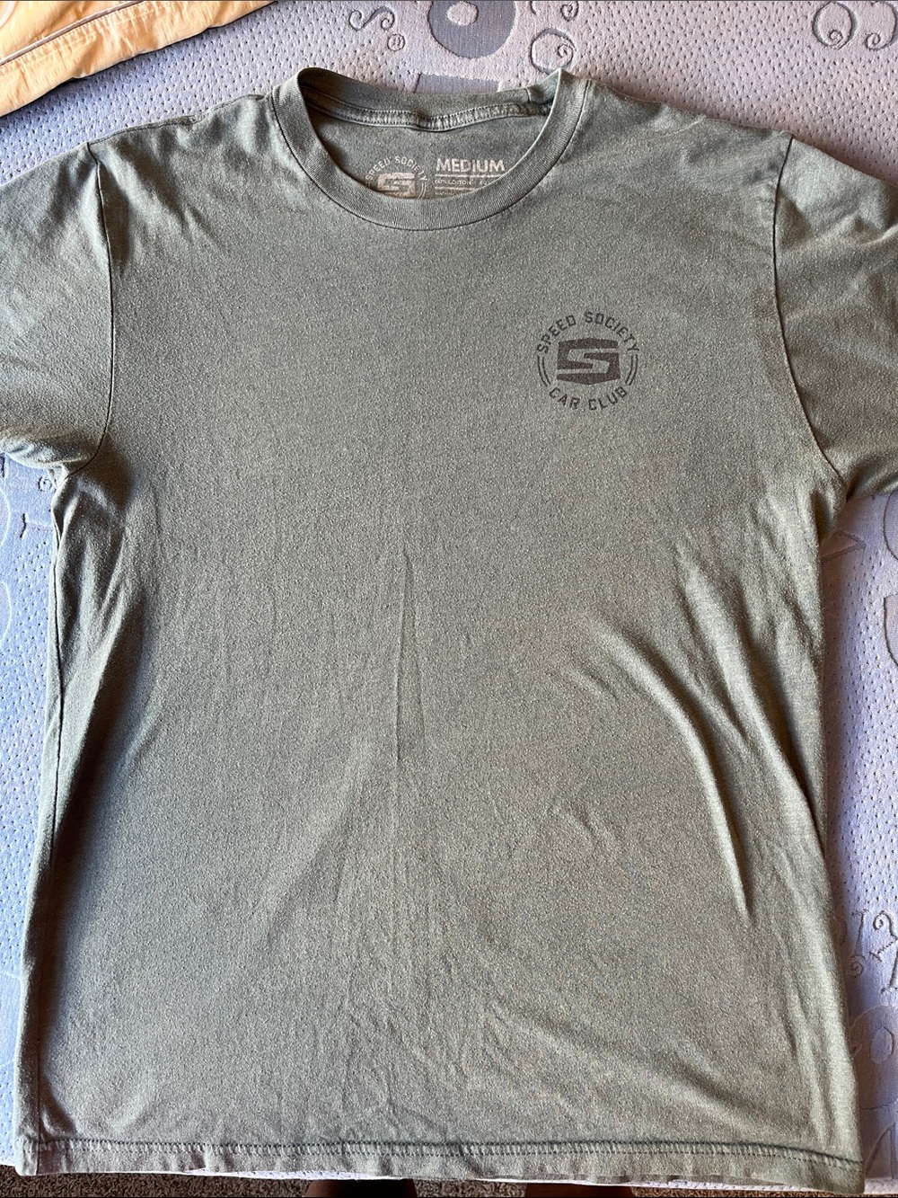 Speed Society Olive Crewneck T-Shirt - Medium